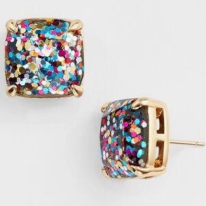 NWT kate spade Multi Colored Glitter Studs!